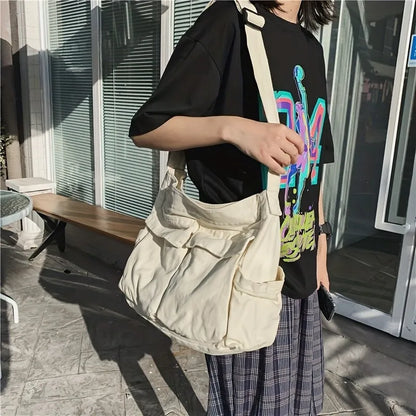 Borsa A Tracolla Multicolore In Tela Donna — Josephina, immagine 5