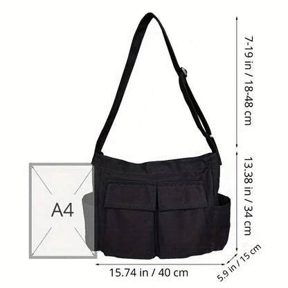 Borsa A Tracolla Multicolore In Tela Donna — Josephina, immagine 2