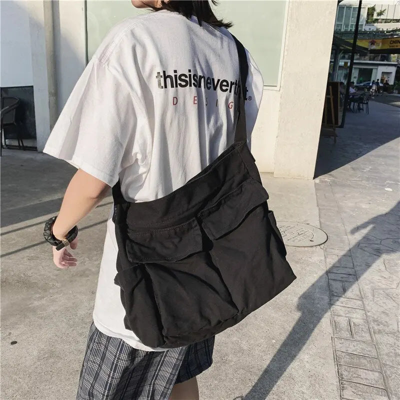 Borsa A Tracolla Multicolore In Tela Donna — Josephina, immagine 4