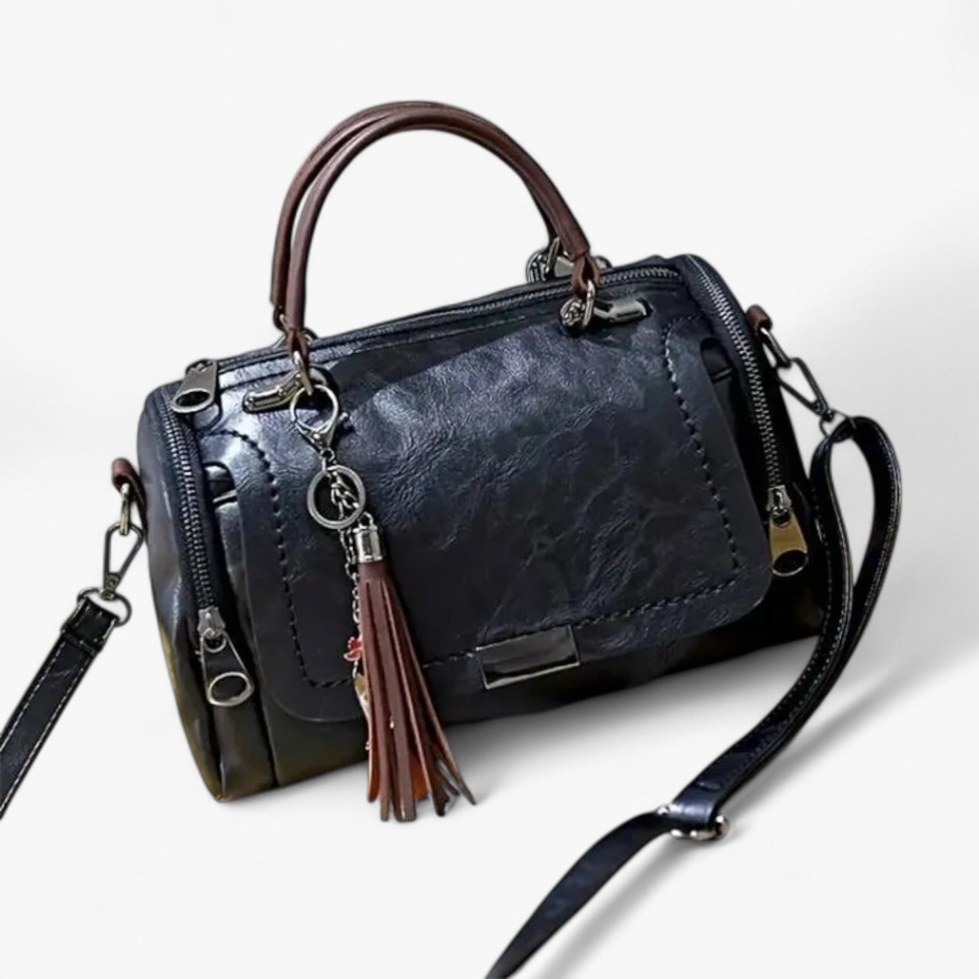 Borsa A Tracolla Multicolore Con Frange Donna — Paulina, immagine 1