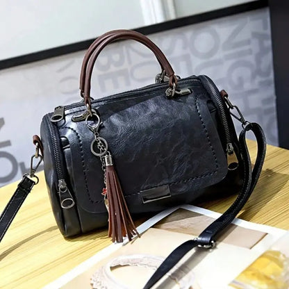 Borsa A Tracolla Multicolore Con Frange Donna — Paulina, immagine 5
