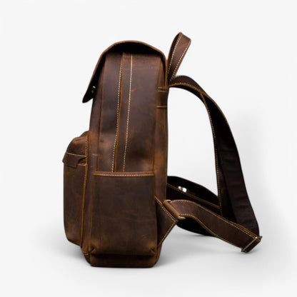 Zaino Marrone Multitasche Unisex — Urbano, immagine 3