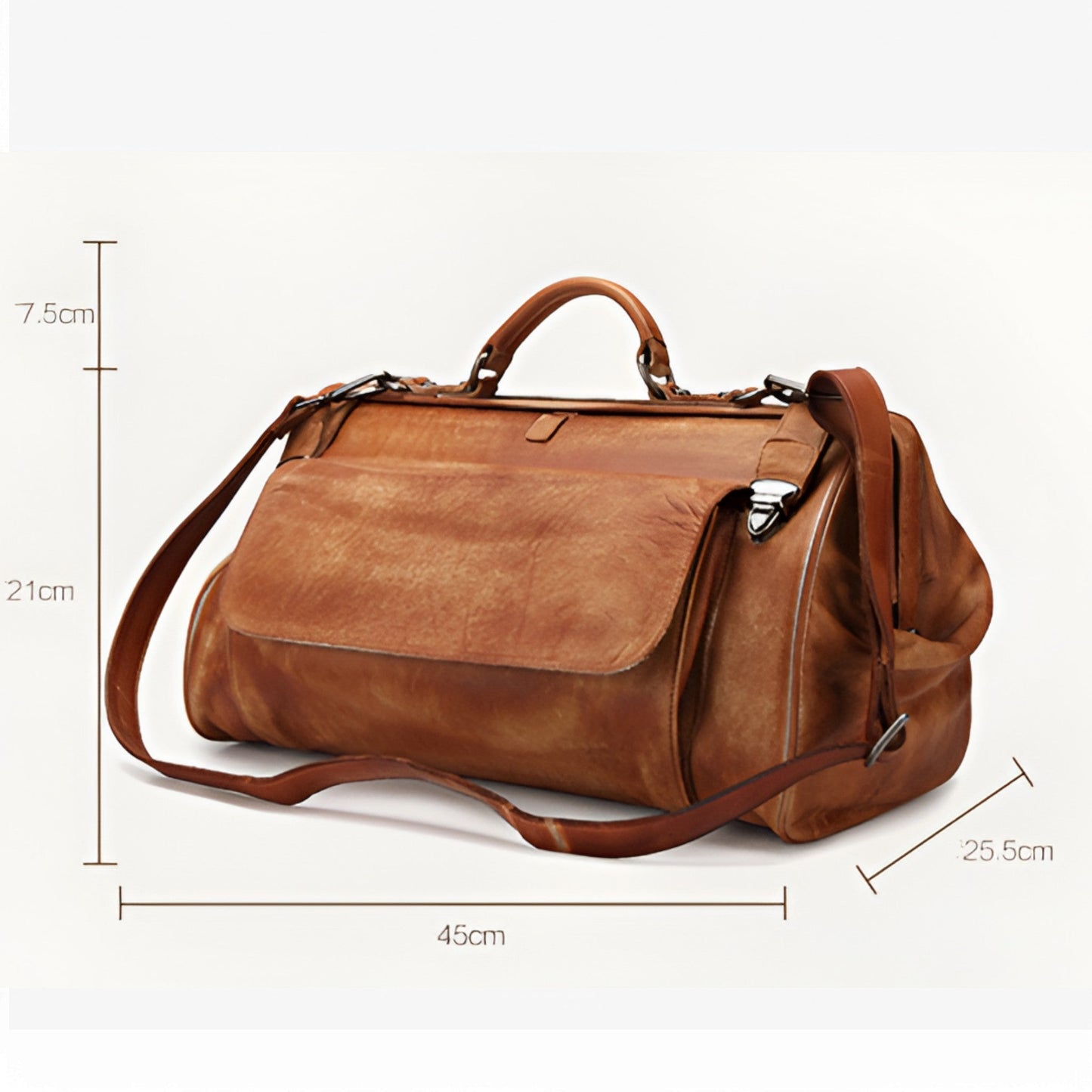 Borsone Da Viaggio Multicolore Con Tracolla Unisex — Fermo, immagine 5