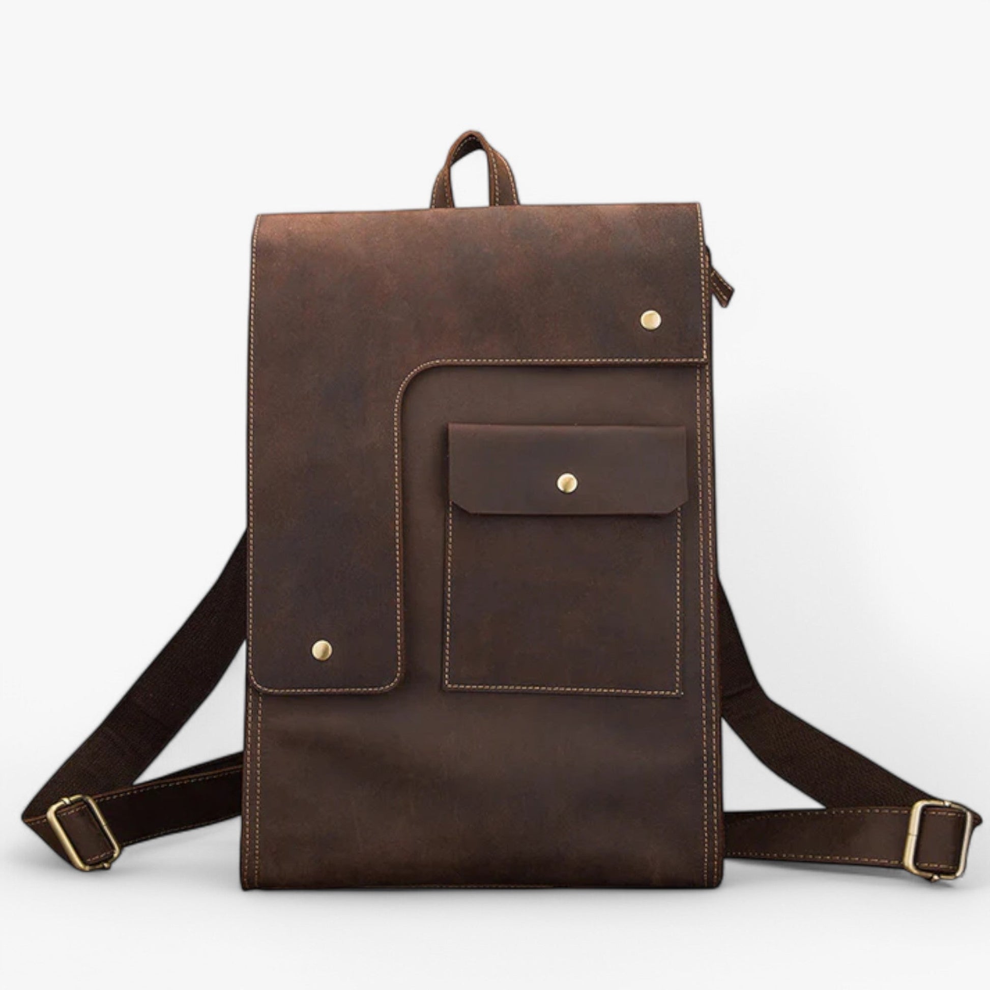 Zaino Marrone Minimal Unisex — Torino, immagine 1