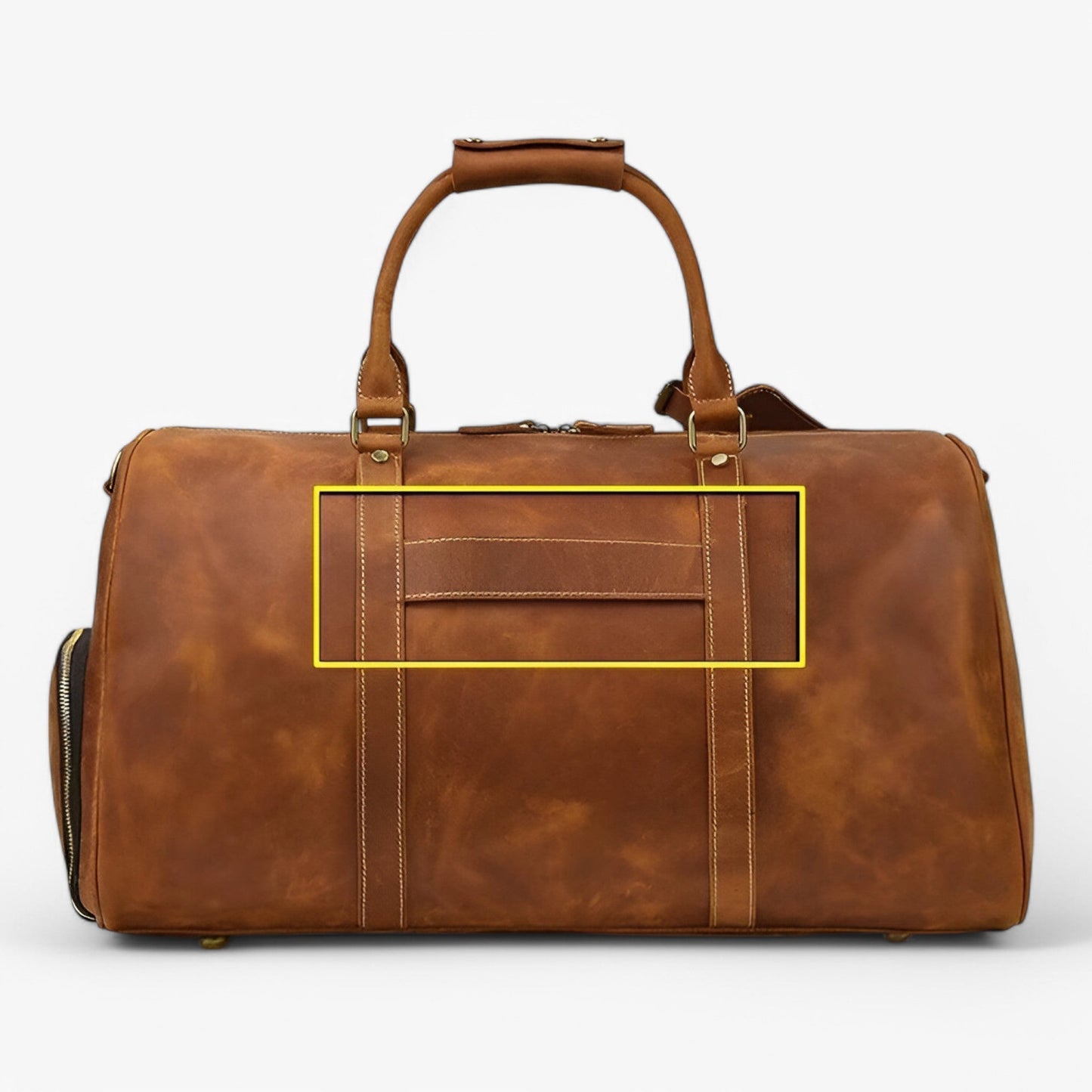 Borsa Da Viaggio Marrone Capiente Unisex — Cortina, immagine 1