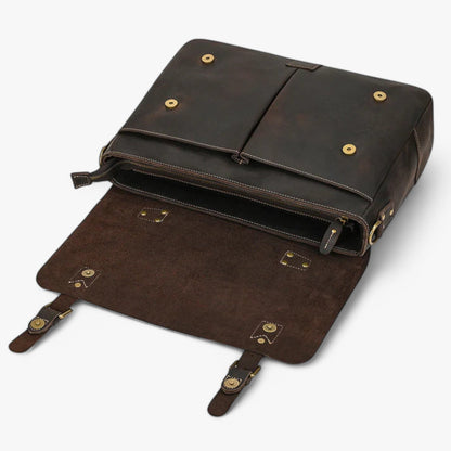 Borsa Portadocumenti Marrone Porta Laptop Donna — Noto, immagine 7