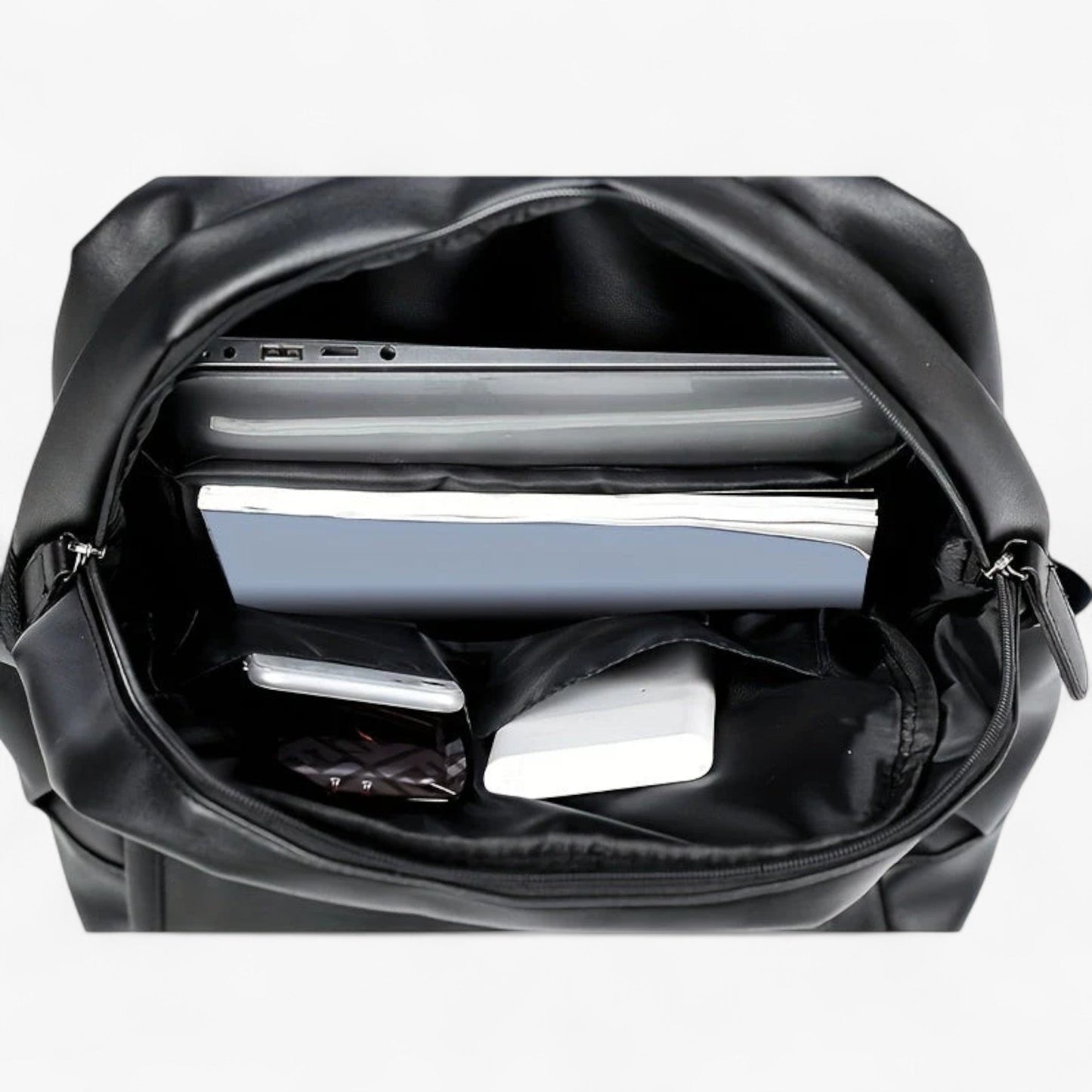 Zaino Nero Minimal Uomo — Urbano, immagine 4