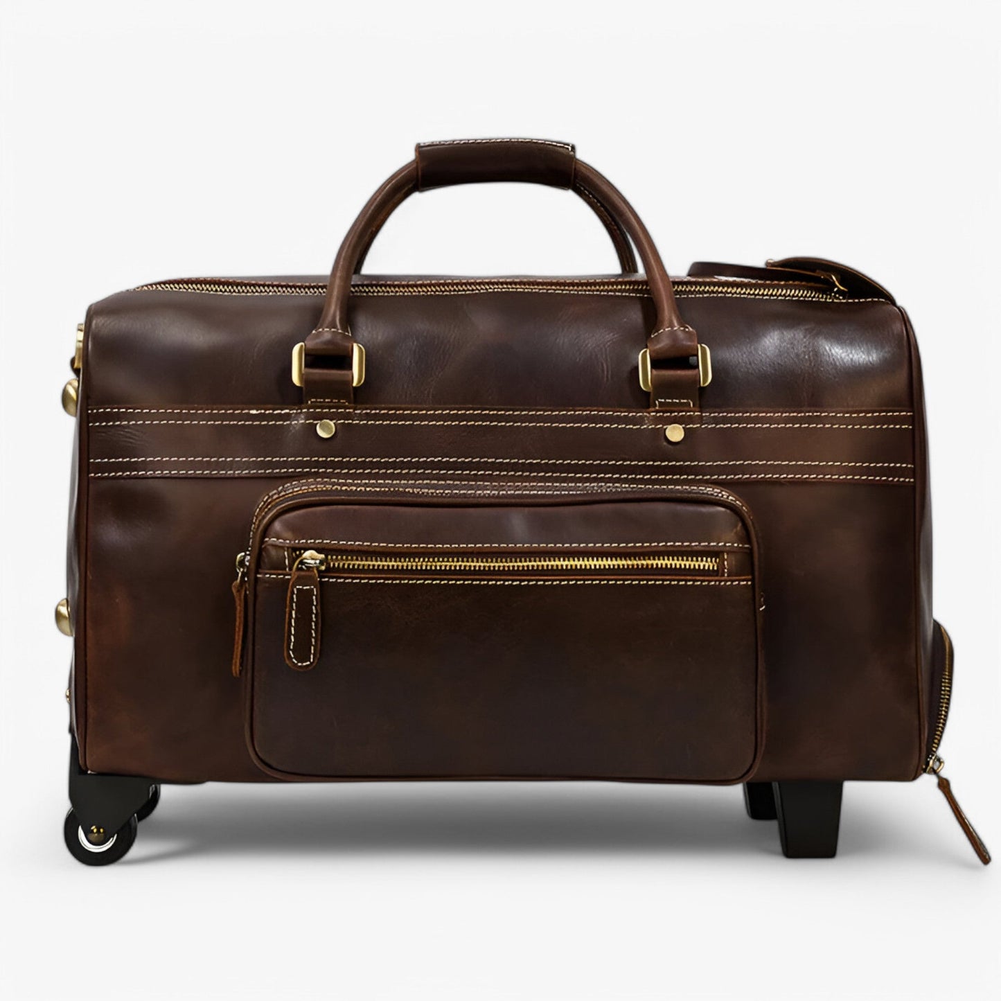 Trolley Da Viaggio Marrone Da 22 Pollici Unisex — Cabina, immagine 1