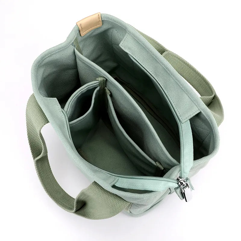 Borsa A Tracolla Multicolore Piccola In Tela Donna — Urbino, immagine 2