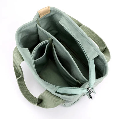 Borsa A Tracolla Multicolore Piccola In Tela Donna — Urbino, immagine 2