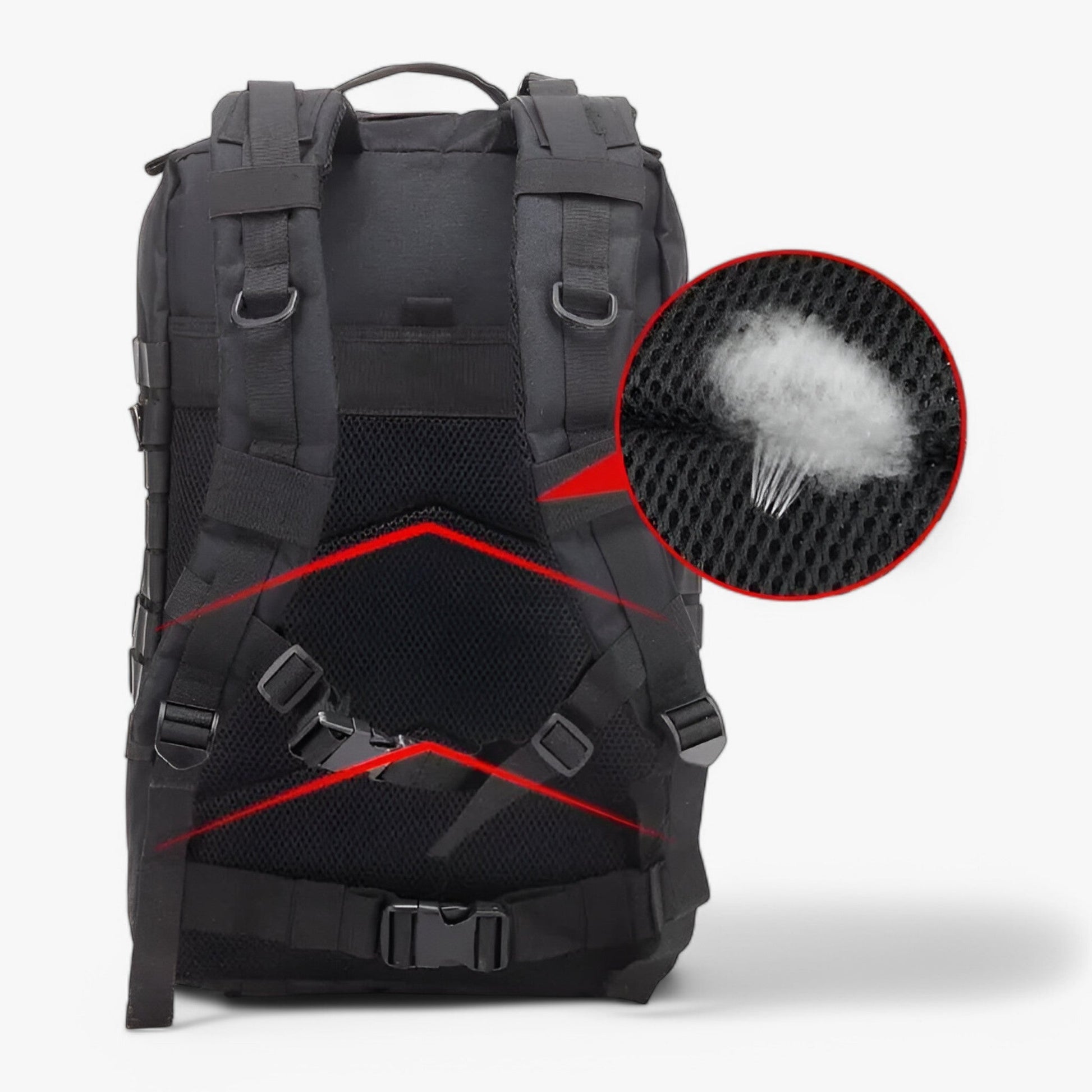 Zaino Tattico Multicolore Multitasche Unisex — Forte, immagine 3