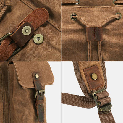 Zaino Multicolore Porta Laptop Da 15,6 Pollici Unisex — Canvas, immagine 7