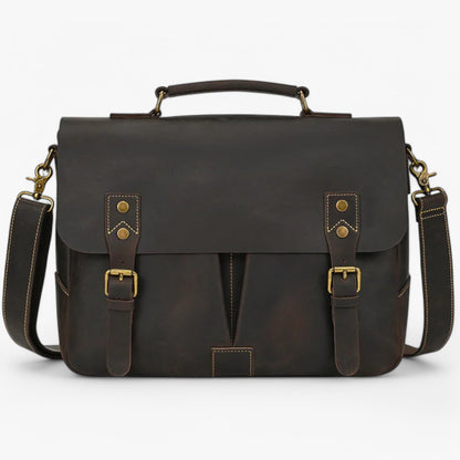 Borsa Portadocumenti Marrone Porta Laptop Donna — Noto, immagine 1