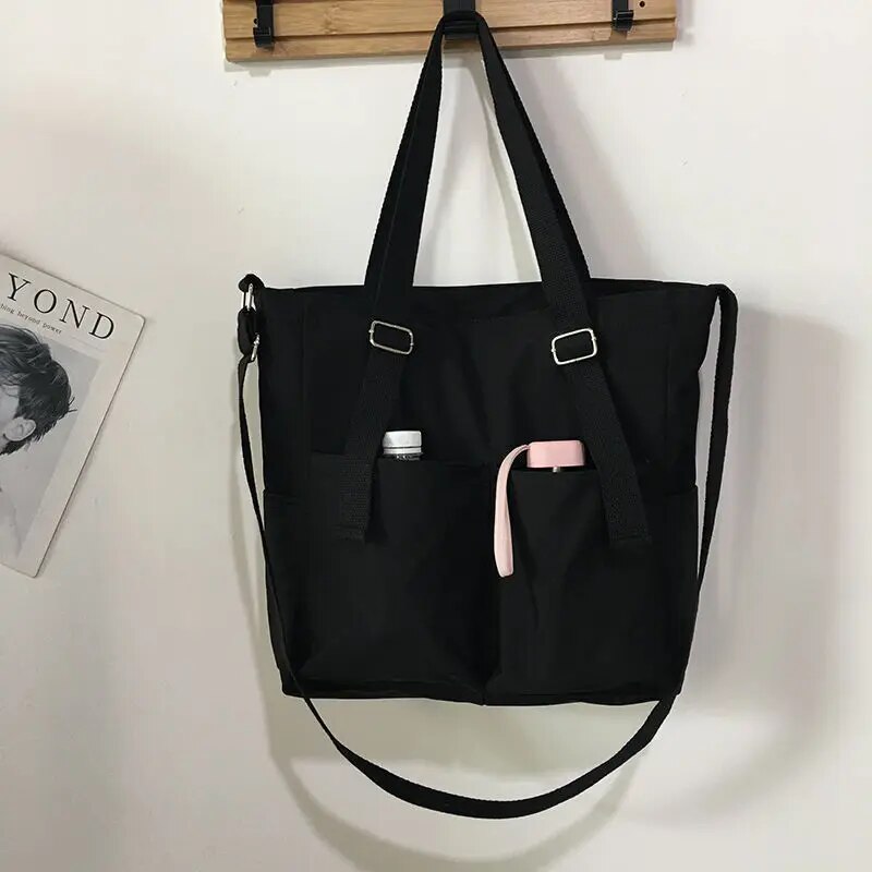 Borsa Tote Multicolore Capiente Donna — Spiaggia, immagine 1