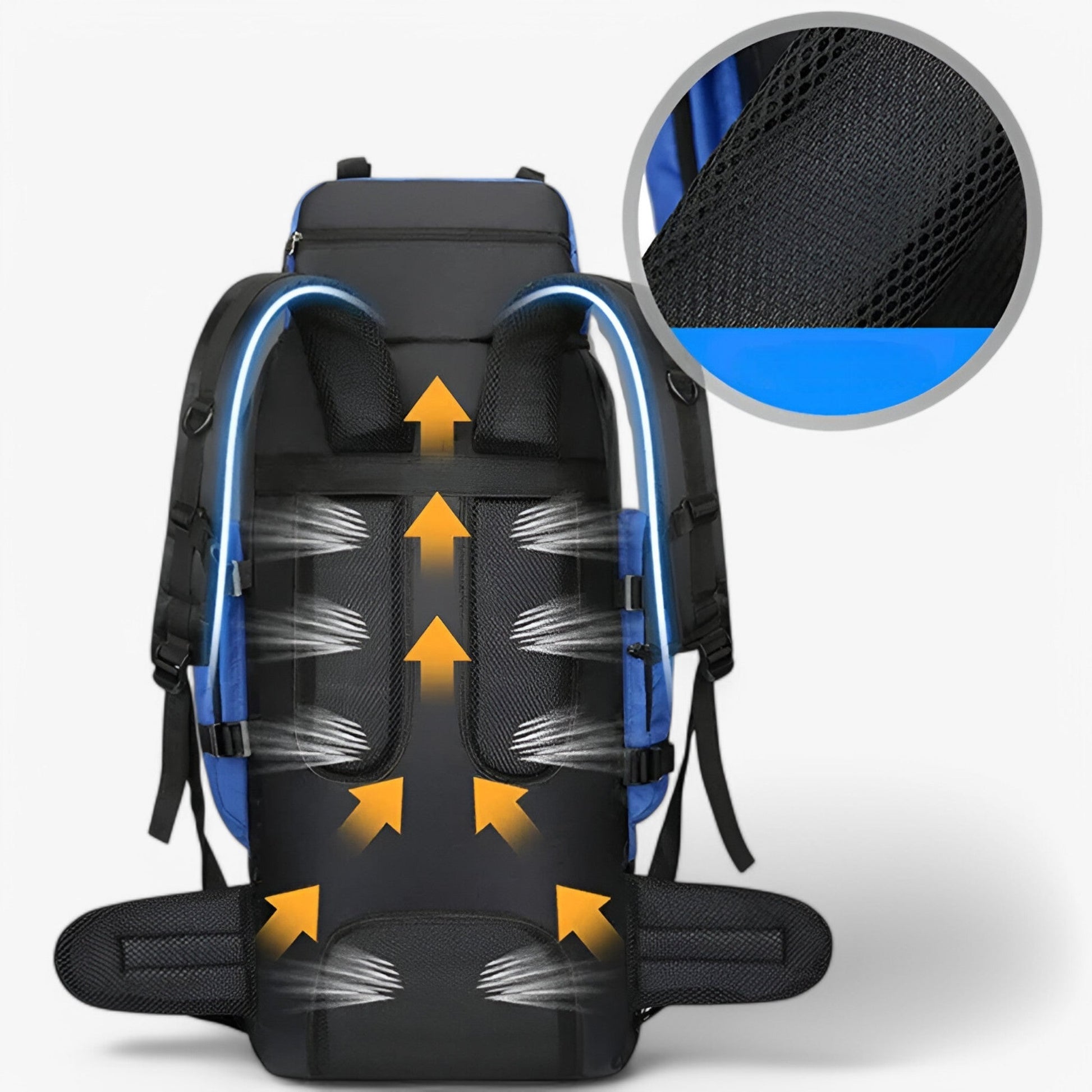 Zaino Da Trekking Multicolore Da 40 L Unisex — Roccia, immagine 3