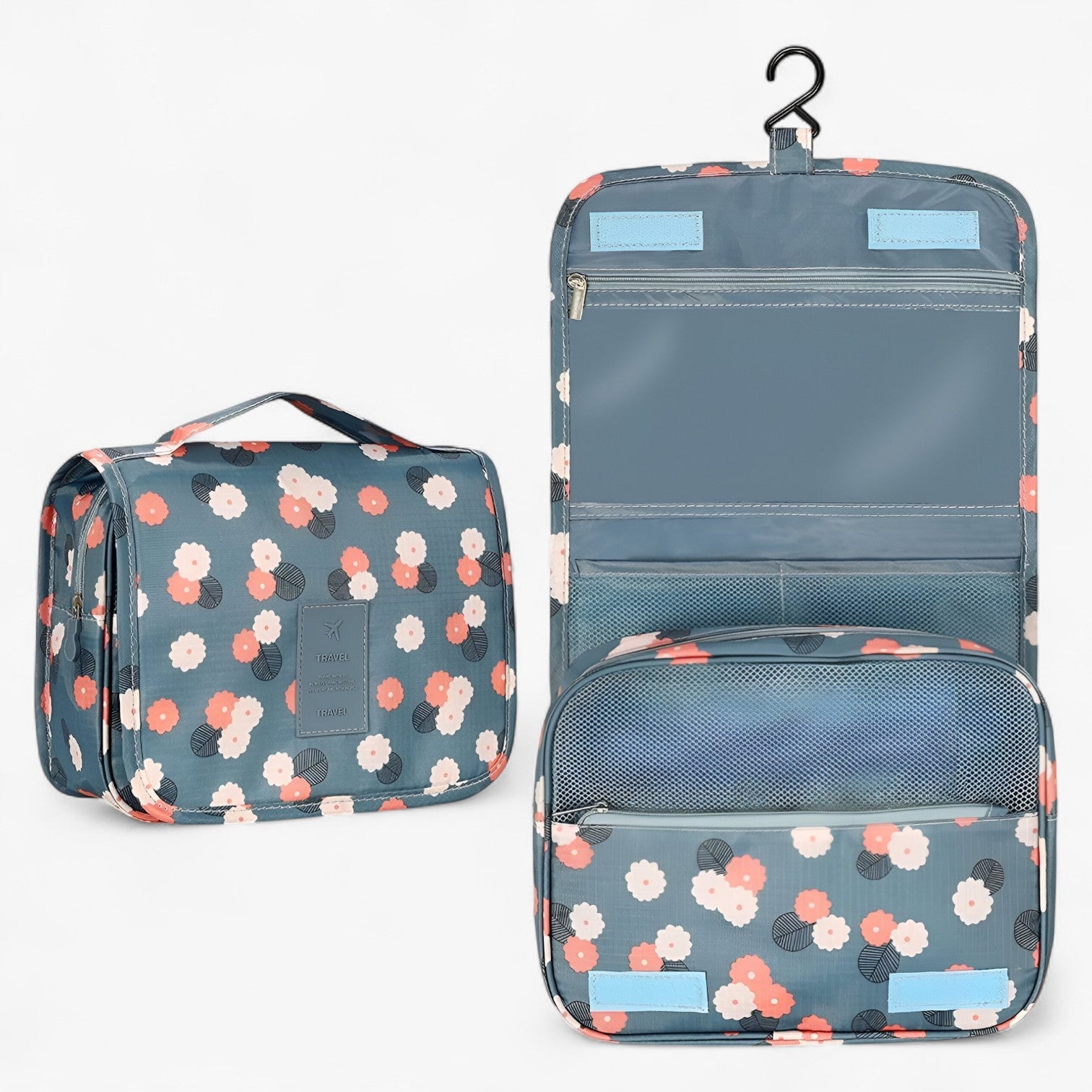 Beauty Case Da Viaggio Floreale Multiscomparto Donna — Fiore, immagine 2