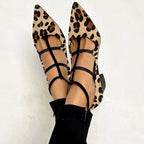 Franca | Heels with Leopard Strap