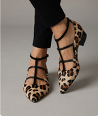 Franca | Heels with Leopard Strap