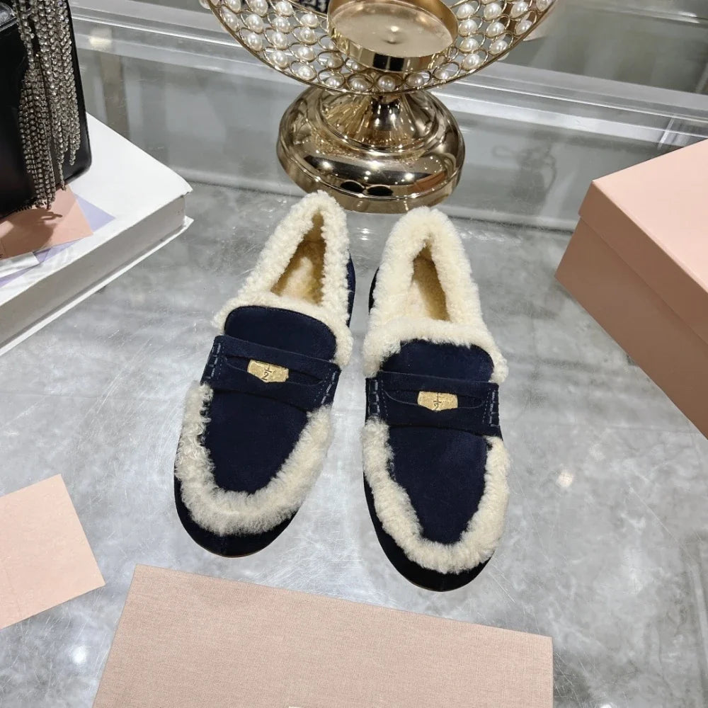 Cozy Winter With Fur Lining — Mocassini Da Donna, immagine 3