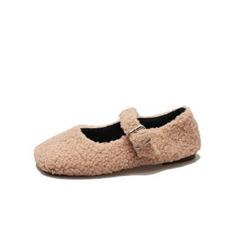 Luxe Lambswool Mary Jane Flats — Ballerine Da Donna, immagine 9