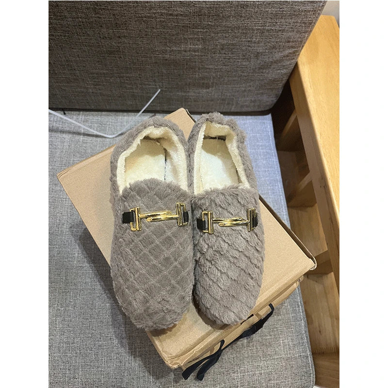 Cozy Lambswool Fur — Mocassini Da Donna, immagine 8