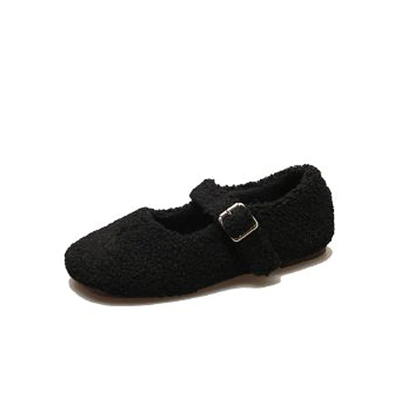 Luxe Lambswool Mary Jane Flats — Ballerine Da Donna, immagine 13
