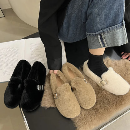 Cozywinter Fur Slip-On — Scarpe Da Donna, immagine 5