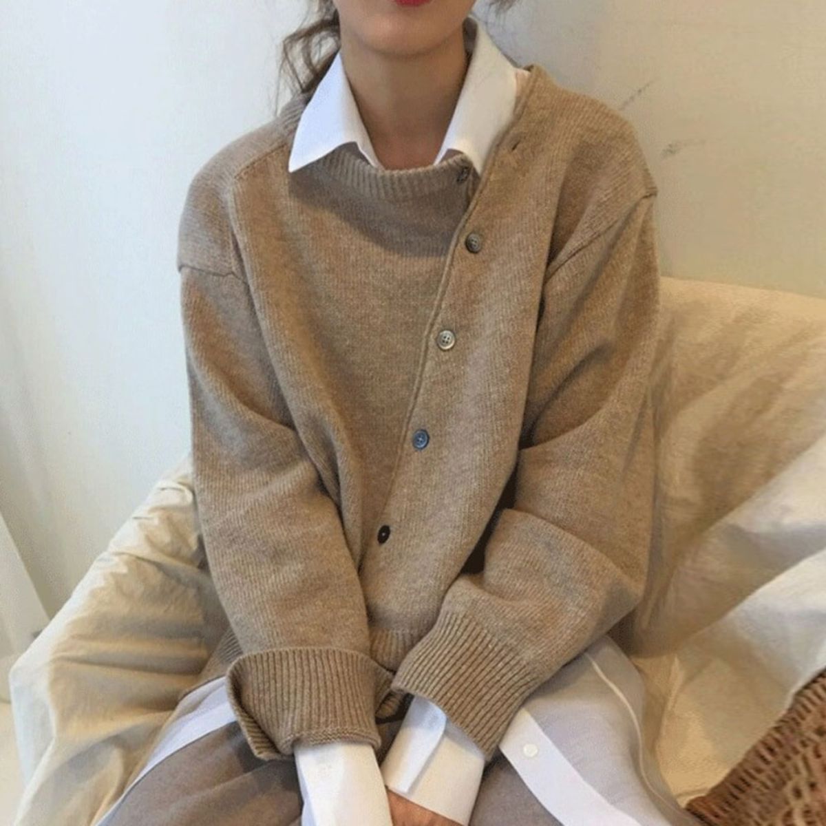 Maglione Morbido Da Donna Con Girocollo E Taglio Comodo, immagine 1