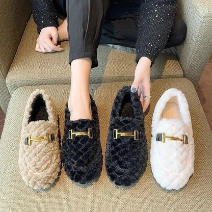 Cozy Lambswool Fur — Mocassini Da Donna, immagine 9