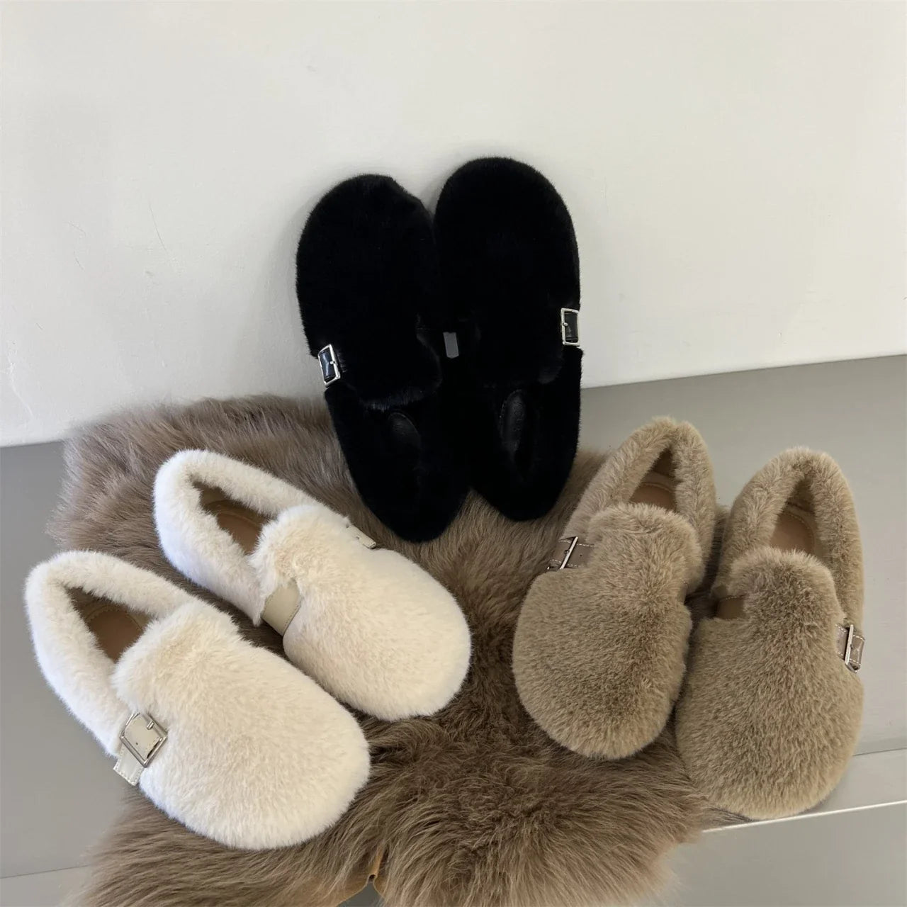Cozywinter Fur Slip-On — Scarpe Da Donna, immagine 3
