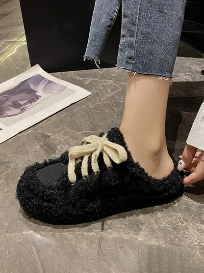 Chic Women's Fur — Mocassini Da Donna, immagine 3