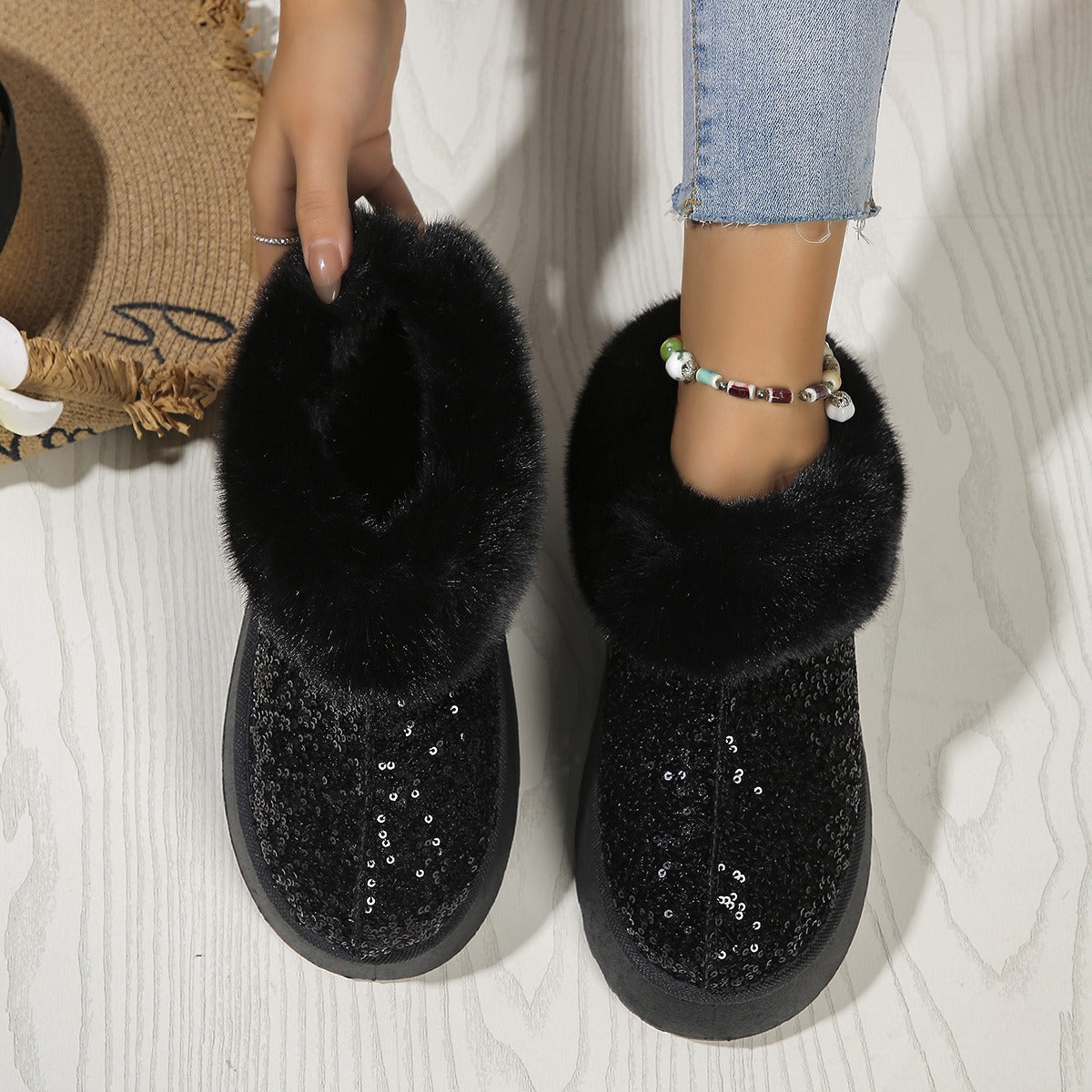 Crystalfur Platform — Stivali Con Plateau Da Donna, immagine 2