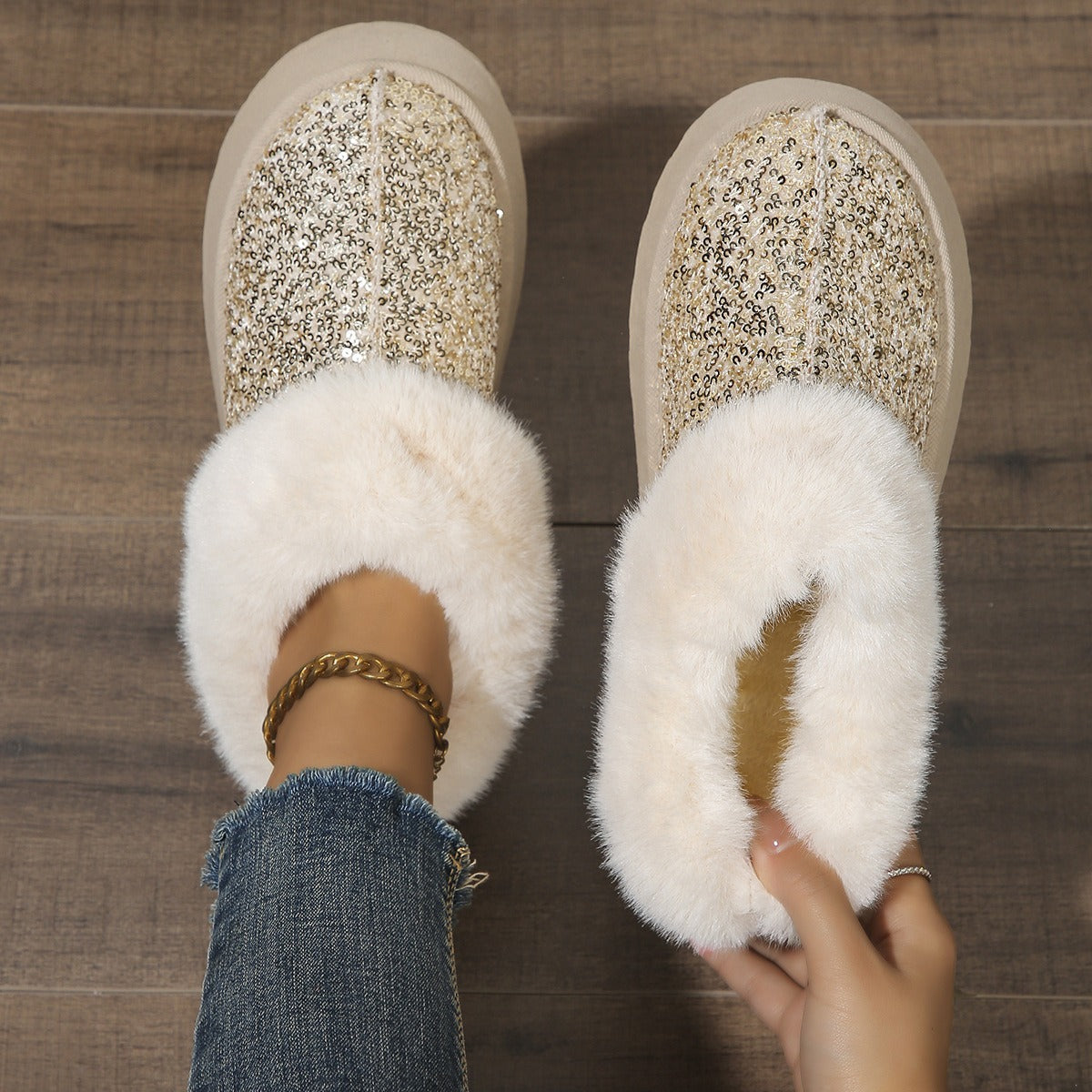 Crystalfur Platform — Stivali Con Plateau Da Donna, immagine 6