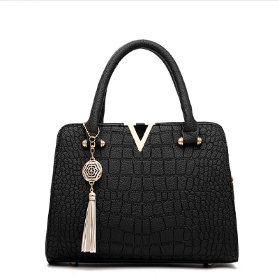 Borsa A Mano Multicolore Effetto Coccodrillo Donna — Nemi, immagine 5