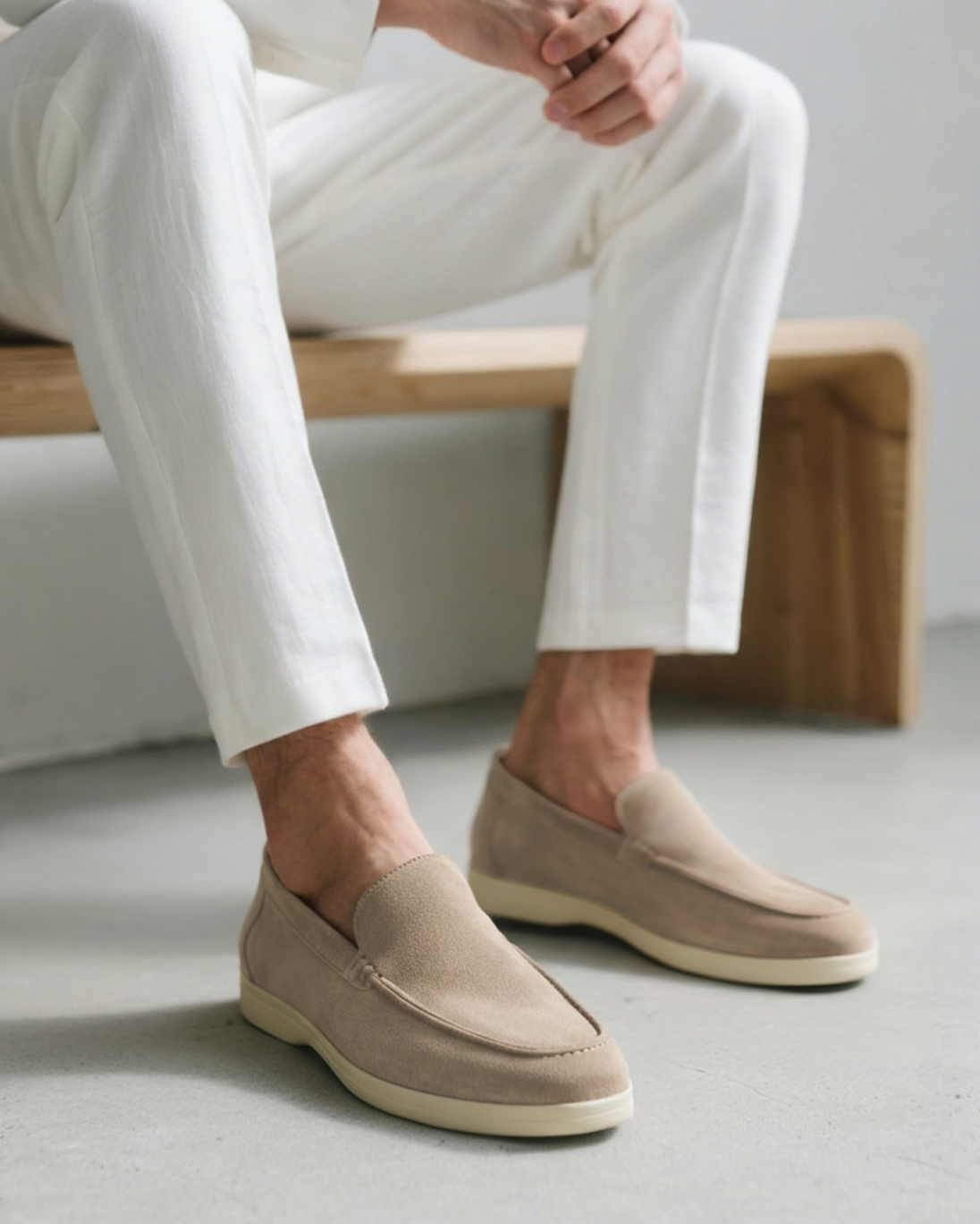 Bellagio | Loafer Classici in Pelle Scamosciata, immagine 4