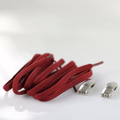 Lacci elastici rosso con chiusure magnetiche