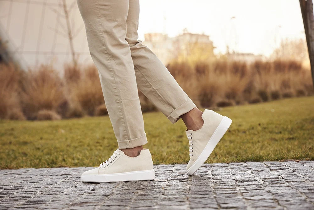 Amalfi — Sneakers Beige Da Uomo, immagine 4