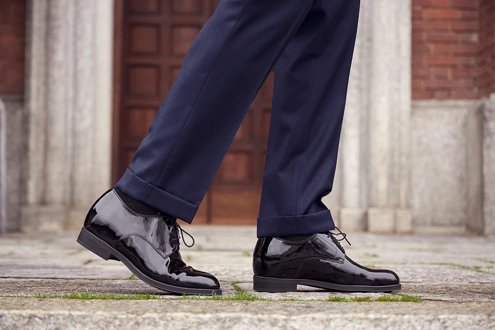 Bagnoregio — Scarpe Eleganti Nere Da Uomo, immagine 4